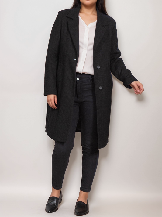 Structured Vegan Wool Coat | Vegan Coats & Jackets