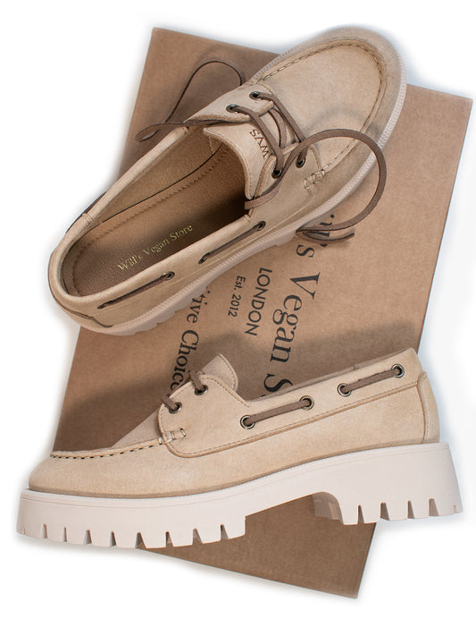 Track Sole Moccasins