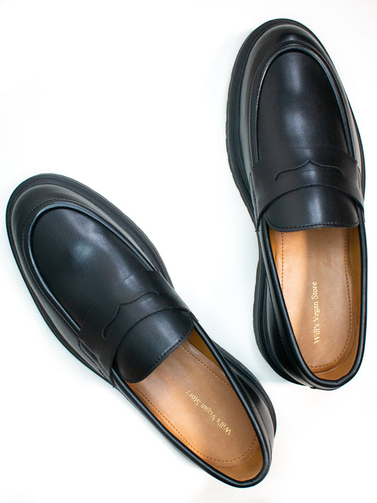 Chunky Sole Loafers | Vegan Men's Shoes