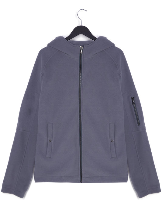 Recycled Zip Through Hooded Fleece