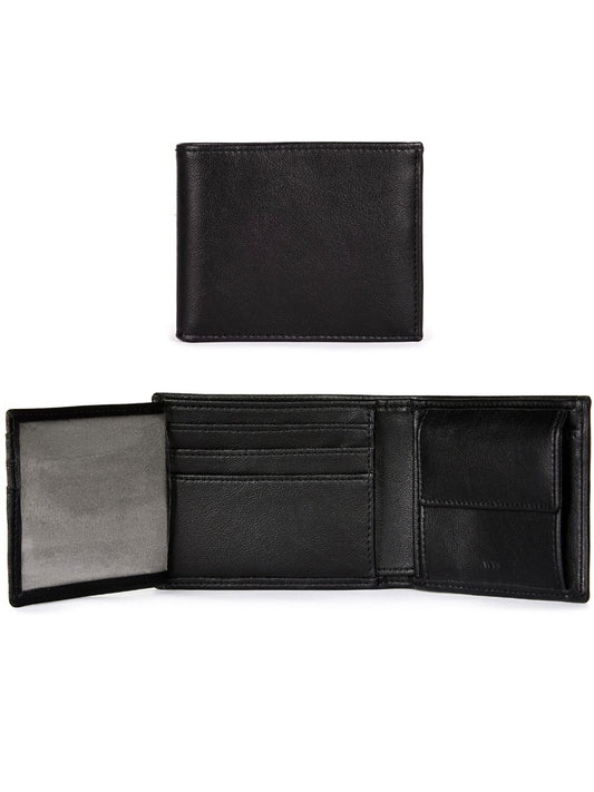 Vegan Men's Trifold Coin Wallet | Will's Vegan Store