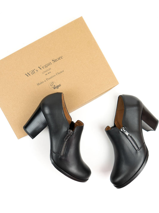 Vegan Women's Zip Heels | Will's Vegan Store