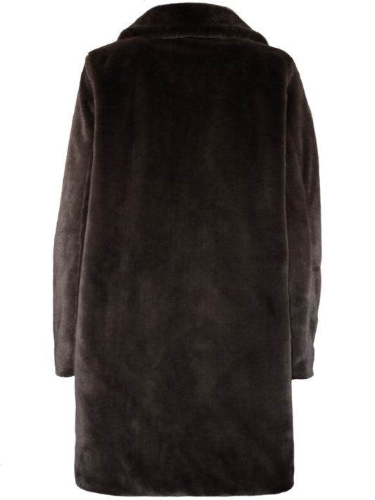 Recycled Vegan Fur Coat | 