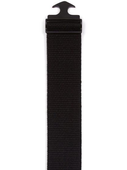 Cinturón de tencel y clip metálico de 4 cm