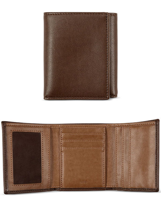 Vegan Men's Trifold ID Wallet | Will's Vegan Store