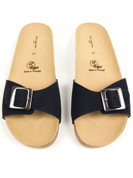 Vegan Women's Single Strap Footbed Sandals | Will's Vegan Store