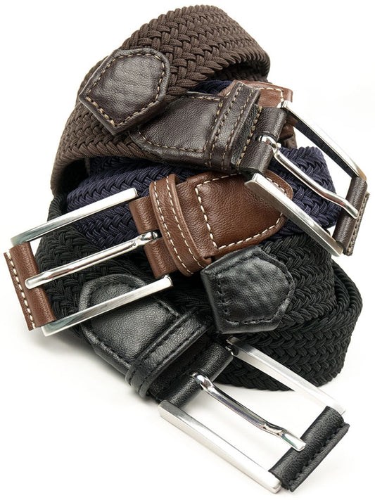 Vegan Men's 3.5cm Woven Belt | Will's Vegan Store