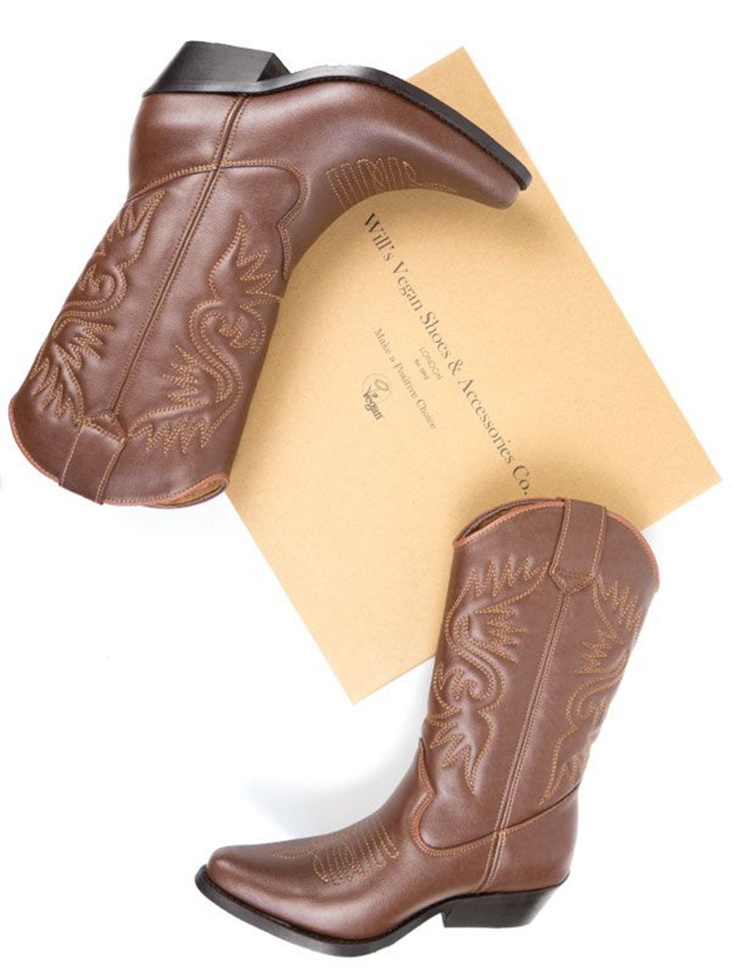 Vegan cowboy fashion boots