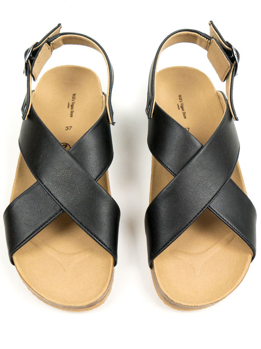 Huarache Footbed Sandals | Vegan Women's Shoes